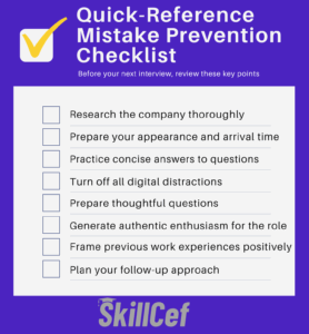 top 7 interview mistakes to avoid
